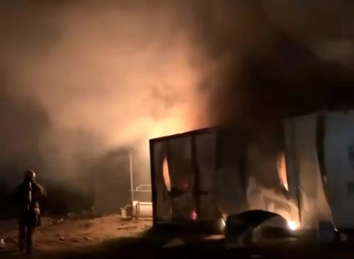 Küllükte unutulan sigara yangına neden oldu