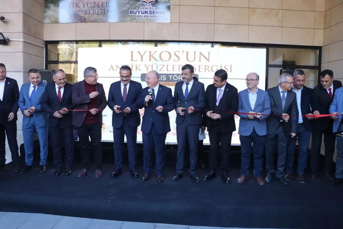 Lykos'un Antik Yüzleri Sergisi Denizli'de Açıldı