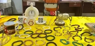 Mermer ve oniks taşı hükümlülerin elinde takı ve hediyelik eşyaya dönüşüyor