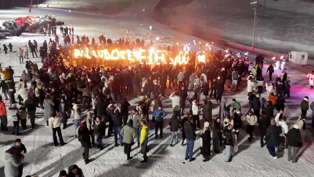 Palandöken'de görkemli sezon açılışı
