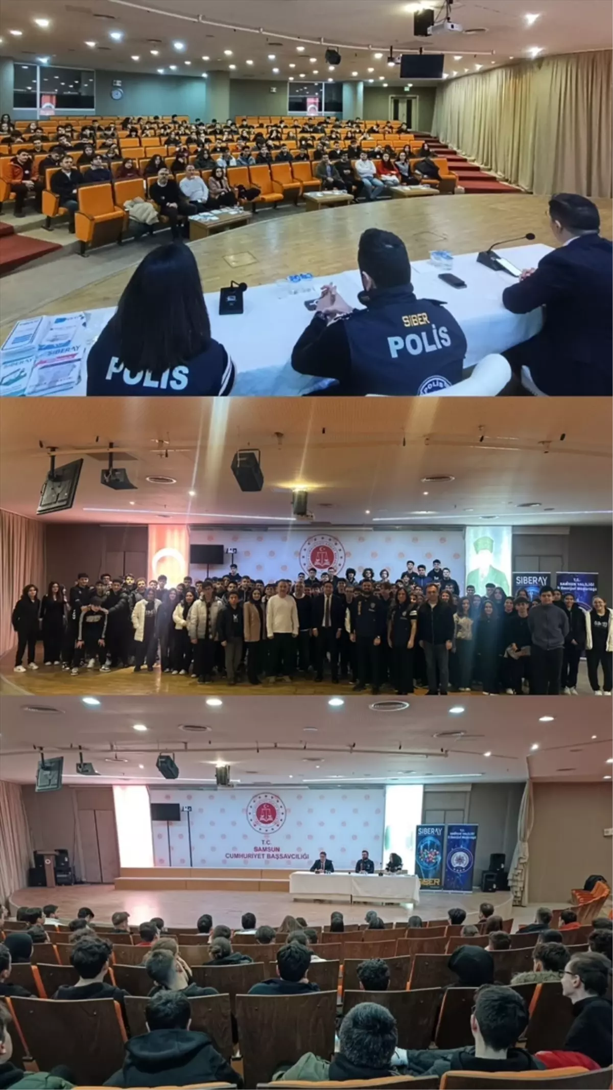 Samsun'da öğrencilere SİBERAY kapsamında eğitim verildi