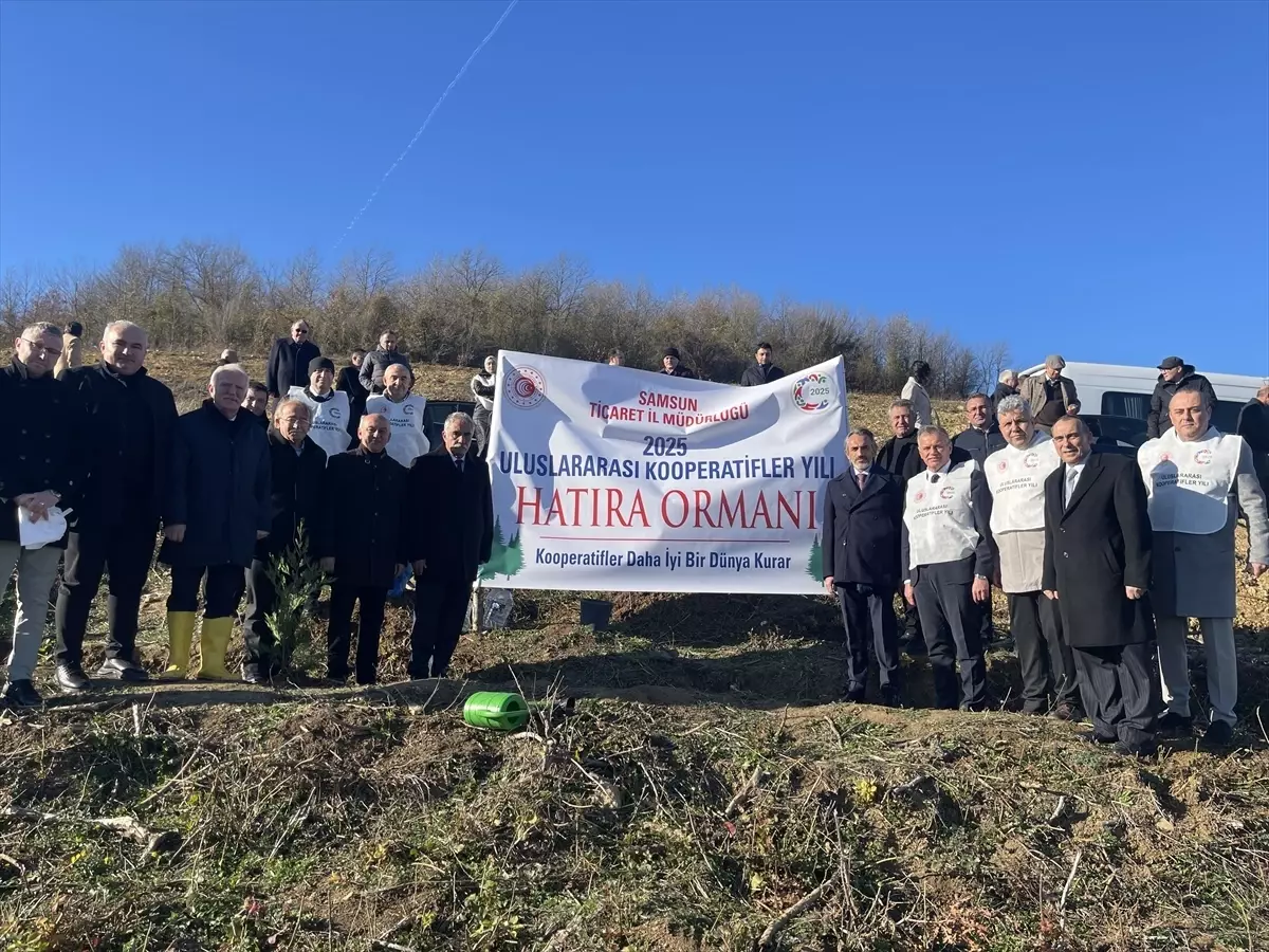 Samsun'da 'Uluslararası Kooperatifler Yılı' kapsamında hatıra ormanı oluşturuldu
