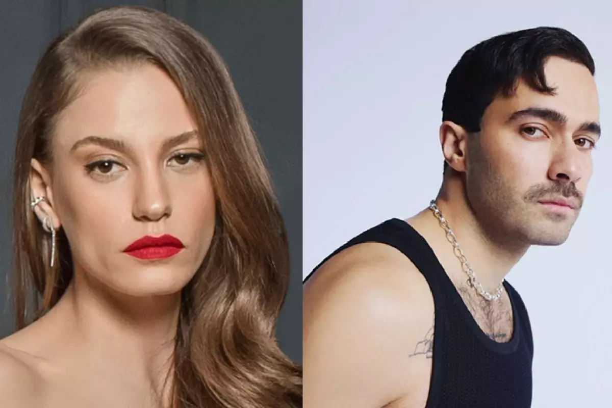 Serenay Sarıkaya ve Mert Demir'den aşk dolu paylaşım! Omzuna öpücük kondurdu