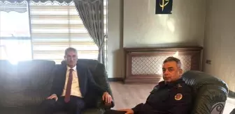 Tokat İl Jandarma Komutanı Çetin'den Pazar Belediyesine ziyaret