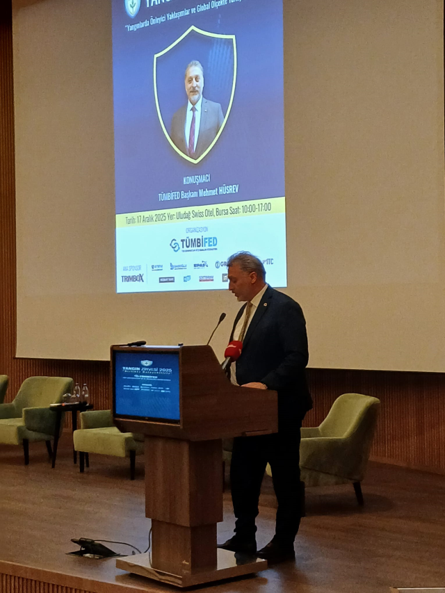 TÜMBİFED'den yangınlarla mücadele konusunda dikkat çeken zirve TÜMBİFED'den yangınlarla mücadele konusunda dikkat çeken zirve