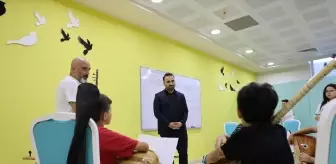 Vezirköprü'de çocuklar için bağlama kursu açıldı