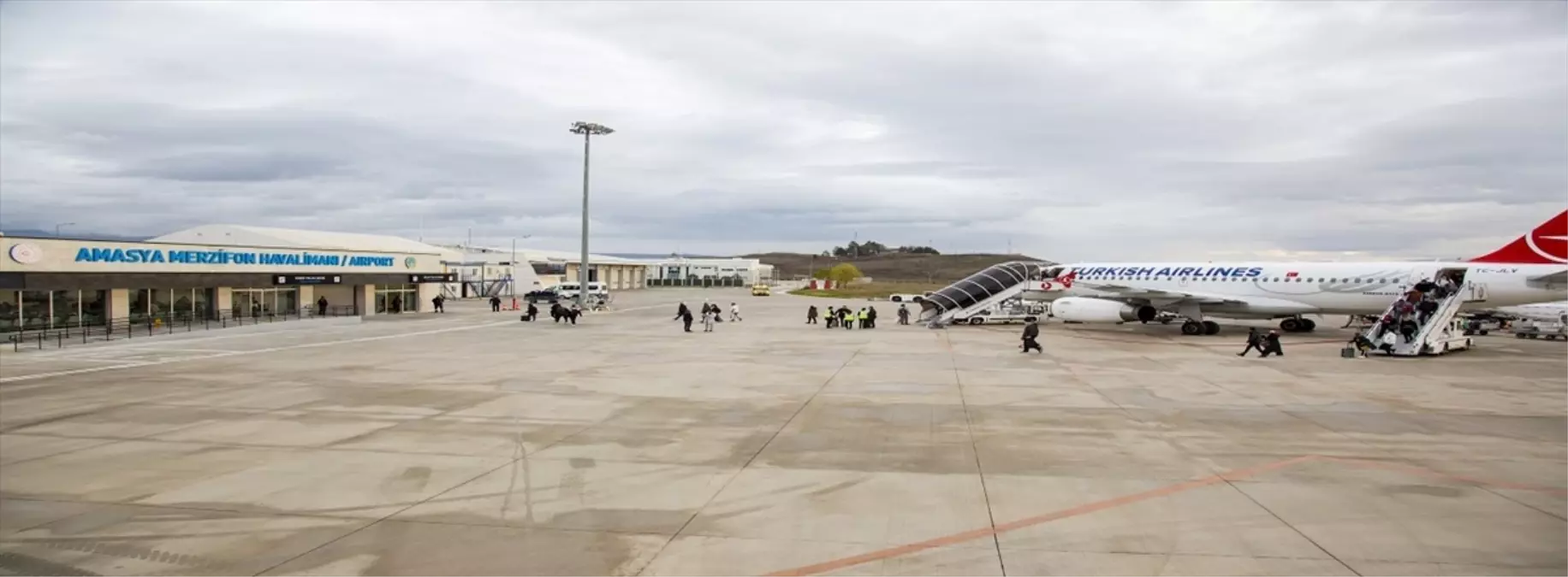Amasya Merzifon Havalimanı Kasım ayında 14 bin 74 yolcuya hizmet verdi