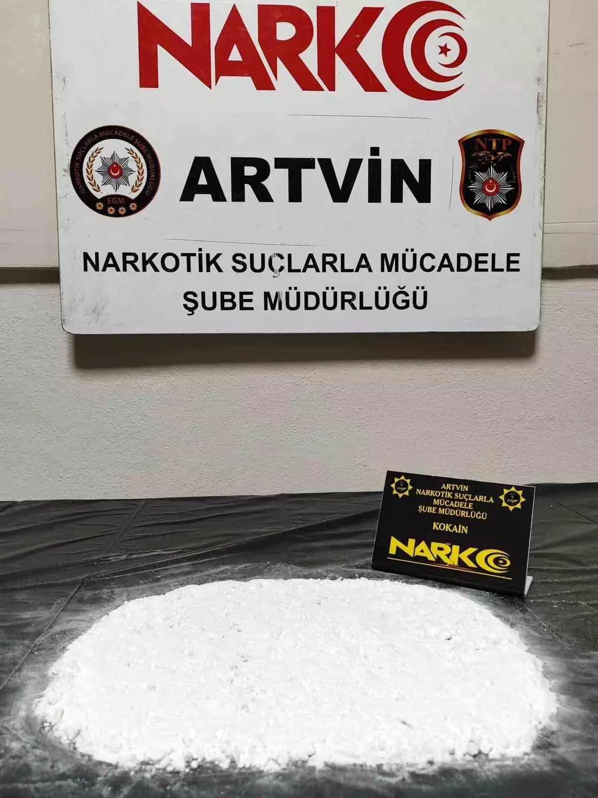 Artvin'de 147 gram kokain ele geçirildi