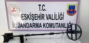 Eskişehir'de izinsiz kazı yapan bir şüpheli yakalandı