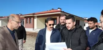 Hatay'da kırsal deprem konutlarının yapımı sürüyor