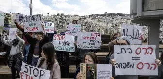 İsrail'in, Doğu Kudüs'ün Silvan beldesinde Filistinlileri zorla yerinden etmesi protesto edildi
