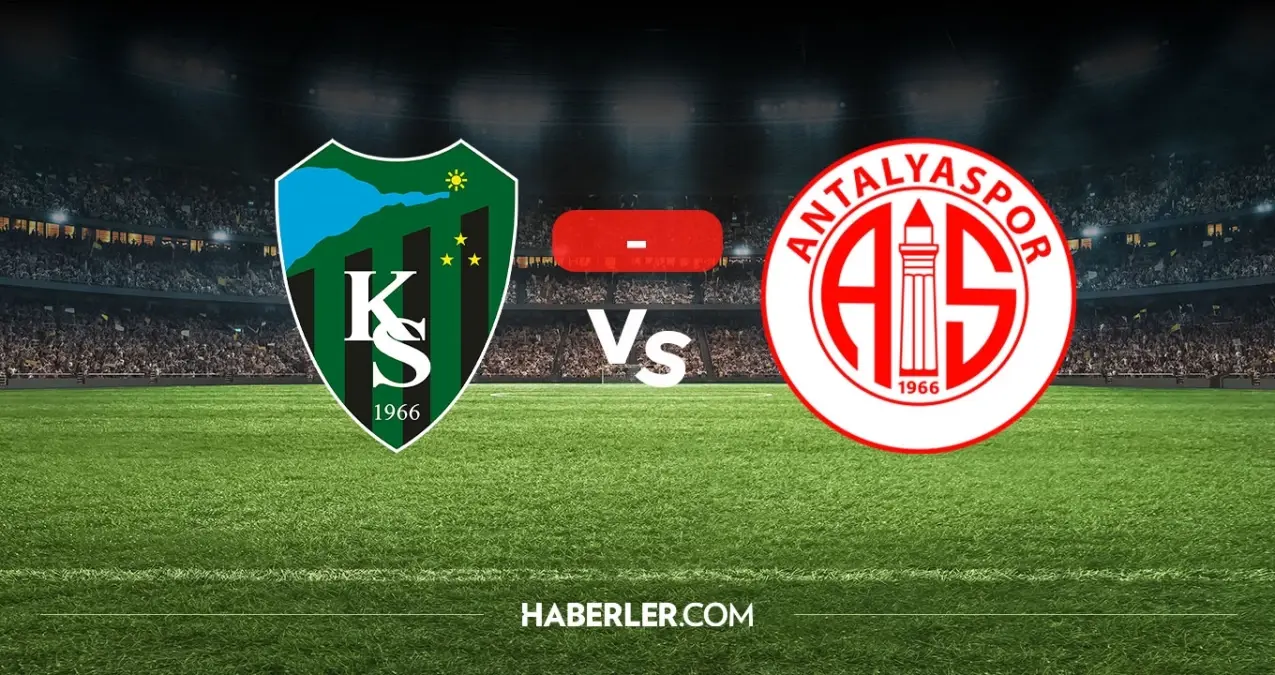 Kocaelispor Antalyaspor maçı kaç kaç? MAÇ SONUCU! Kocaelispor Antalyaspor golleri kim attı, canlı maç anlatımı!