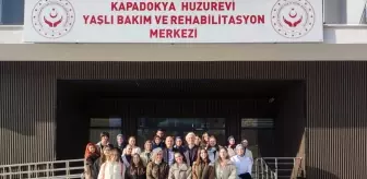 NEVÜ öğrencilerinden Huzurevi Yaşlı Bakım ve Rehabilitasyon Merkezi'ne ziyaret