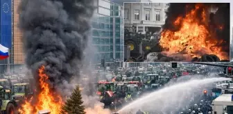 Ortalığı yakıp yıkan çiftçiler Avrupalı liderlere geri adım attırdı