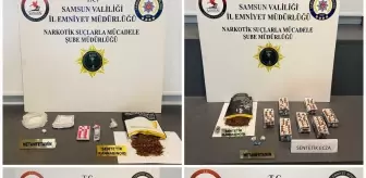 Samsun'da uyuşturucu operasyonunda 9 zanlı yakalandı