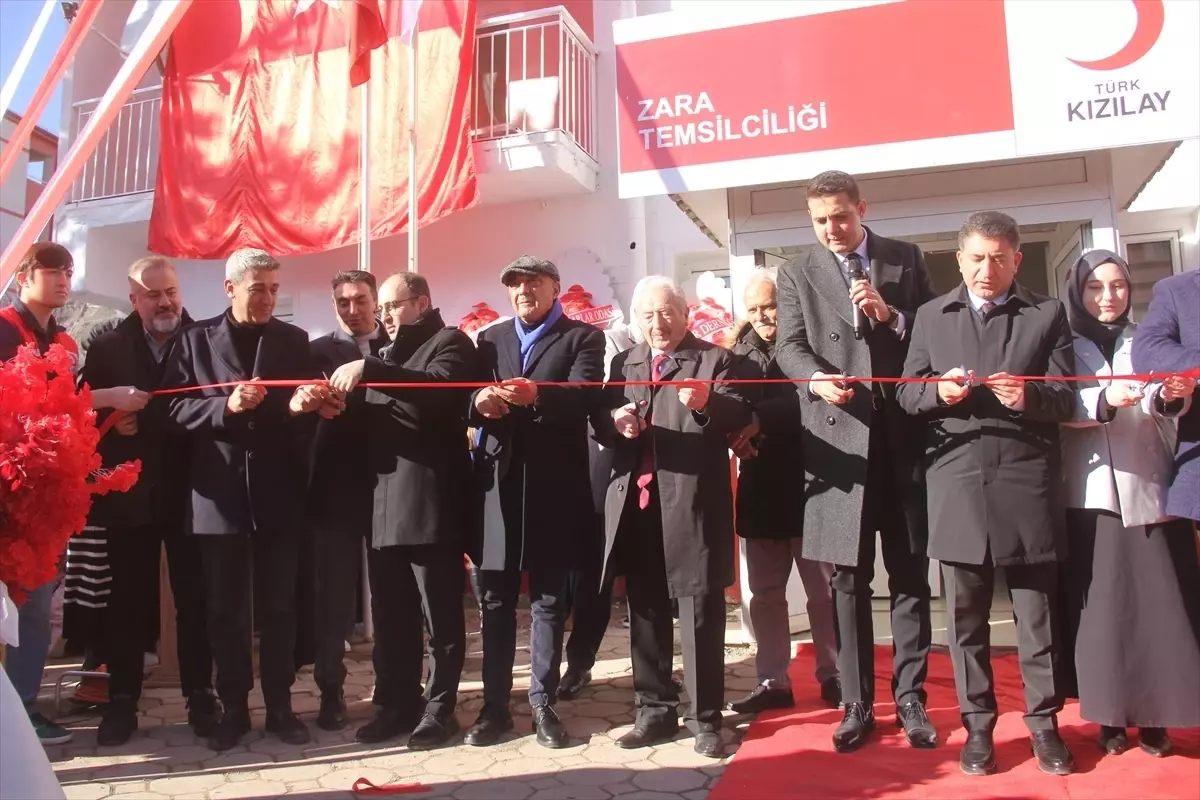 Türk Kızılay Zara Temsilciliği hizmet binası törenle hizmete açıldı