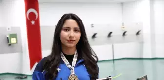 Yetenek taramasında keşfedilen Hale Derya, Havalı Silahlar Avrupa Şampiyonası'na hazırlanıyor