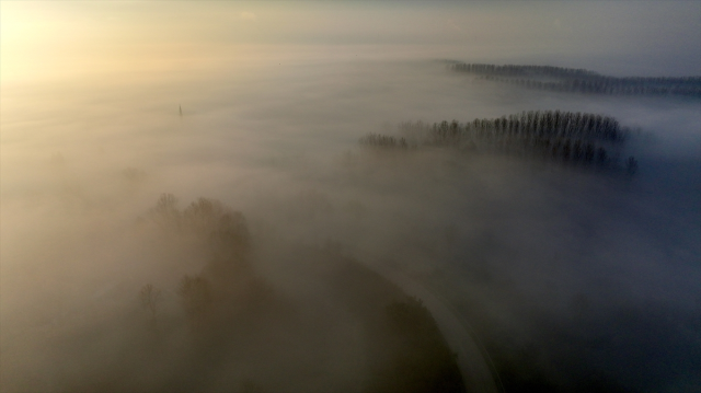 أثر الضباب في مرور دوزجة على طريق الأناضول السريع