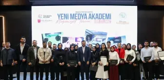 Arnavutköy Belediyesi Yeni Medya Akademi ilk mezunlarını verdi