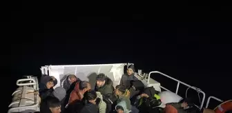 Bodrum açıklarında 39 düzensiz göçmen yakalandı