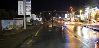 Bodrum'da içme suyu isale hattı patladı