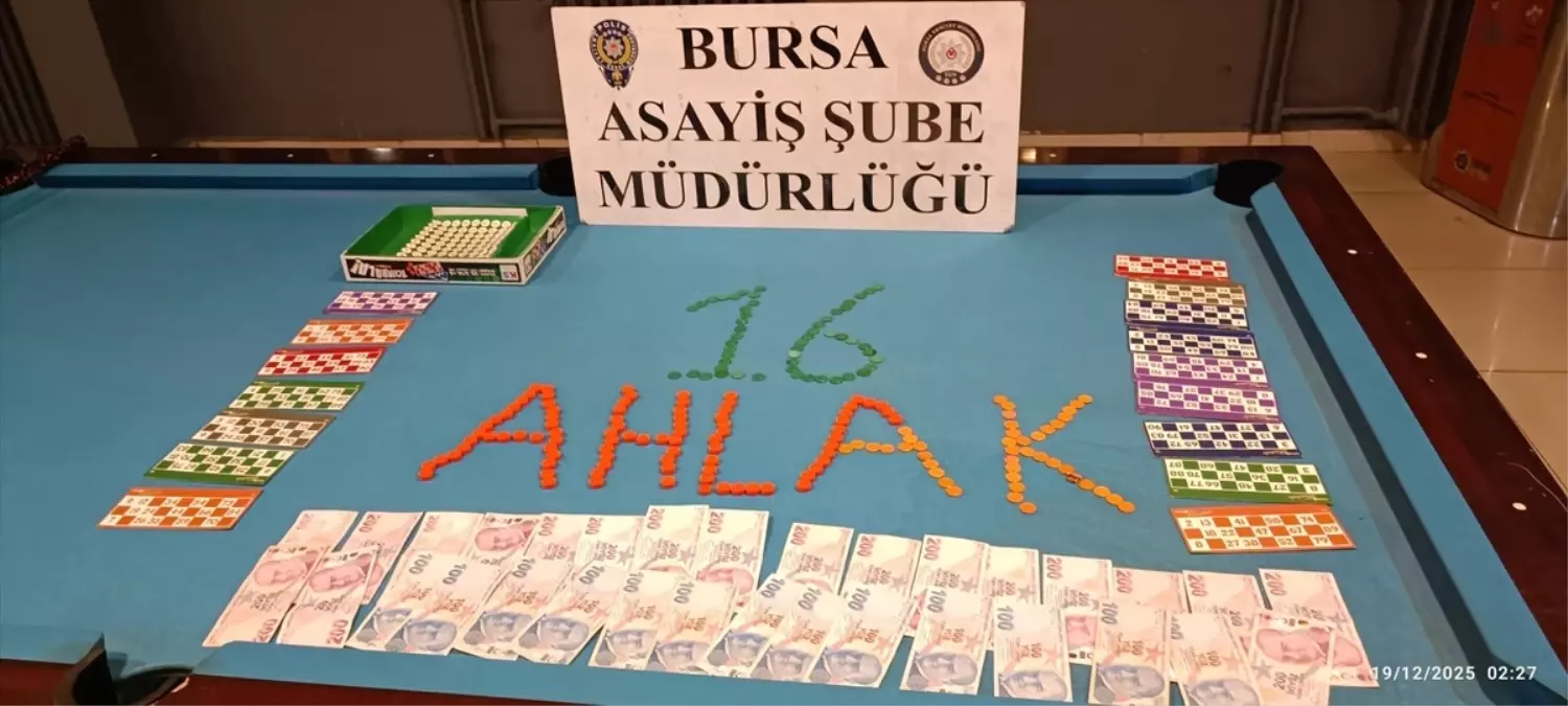 Bursa'da asayiş uygulaması gerçekleştirildi