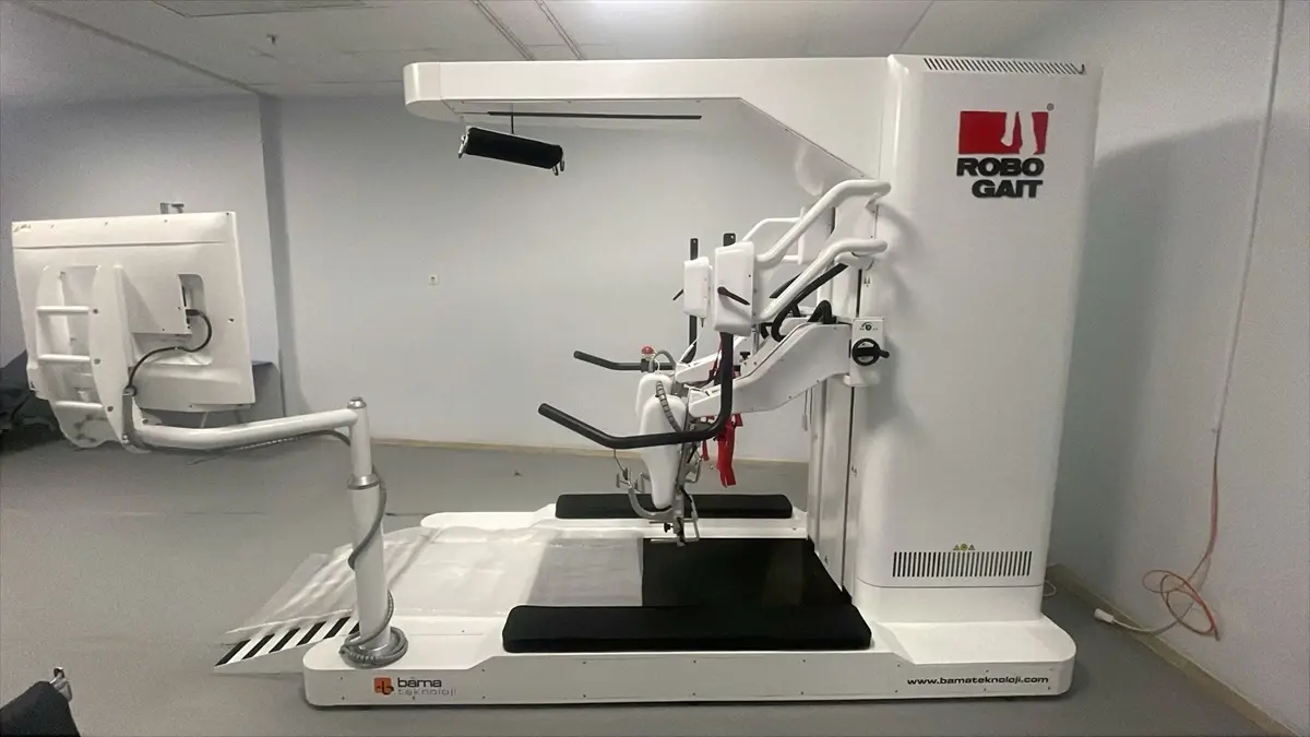 Çorum'da robotik yürüme rehabilitasyon cihazı hizmete sunuldu