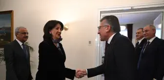 DEM Parti heyeti, AK Parti Grup Başkanlığını ziyaret etti