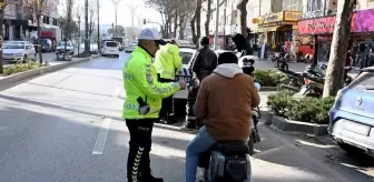 Kırşehir'de trafik denetimlerinde 91 motosikletliye işlem yapıldı