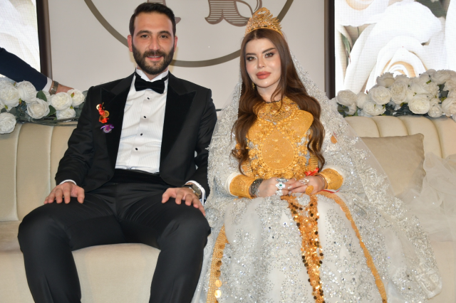 Nazdar Barzani ile Kahraman Zülfikar İzol evlendi! Geline kilolarca altın takıldı