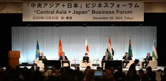 Orta Asya liderleri 'Orta Asya-Japonya Diyaloğu İş Forumu'na katıldı