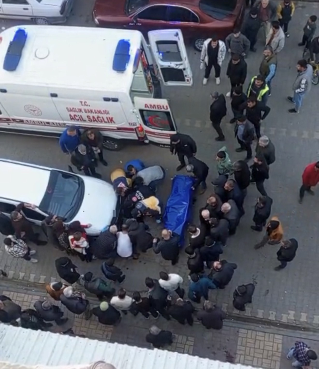 He stabbed his wife to death in the middle of the street