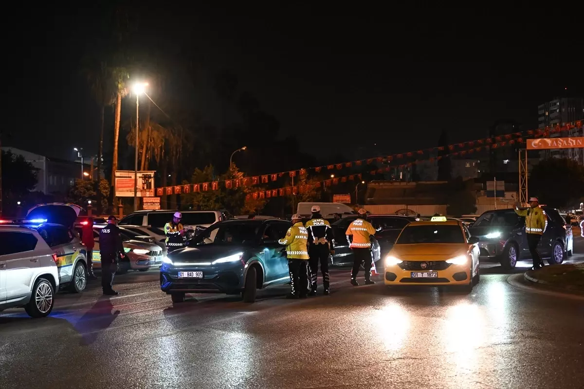 Adana'da trafik denetimi yapıldı