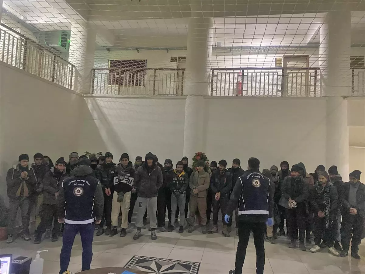 Amasya'da 37 düzensiz göçmen yakalandı