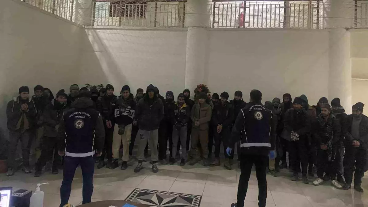 Amasya'da çinko yüklü tırdan 37 kaçak göçmen çıktı