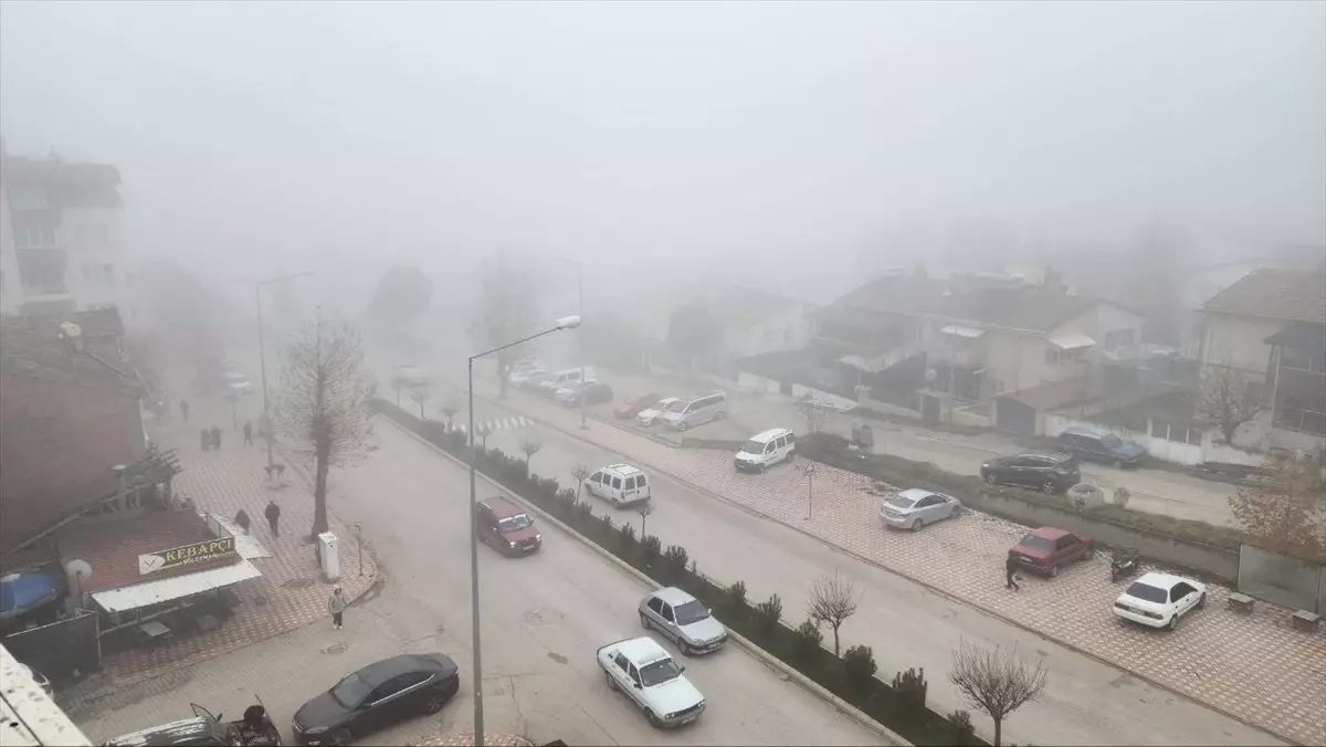 Amasya'da sis etkili oluyor