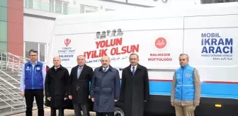 Balıkesir Müftülüğünün mobil ikram aracı hizmete alındı