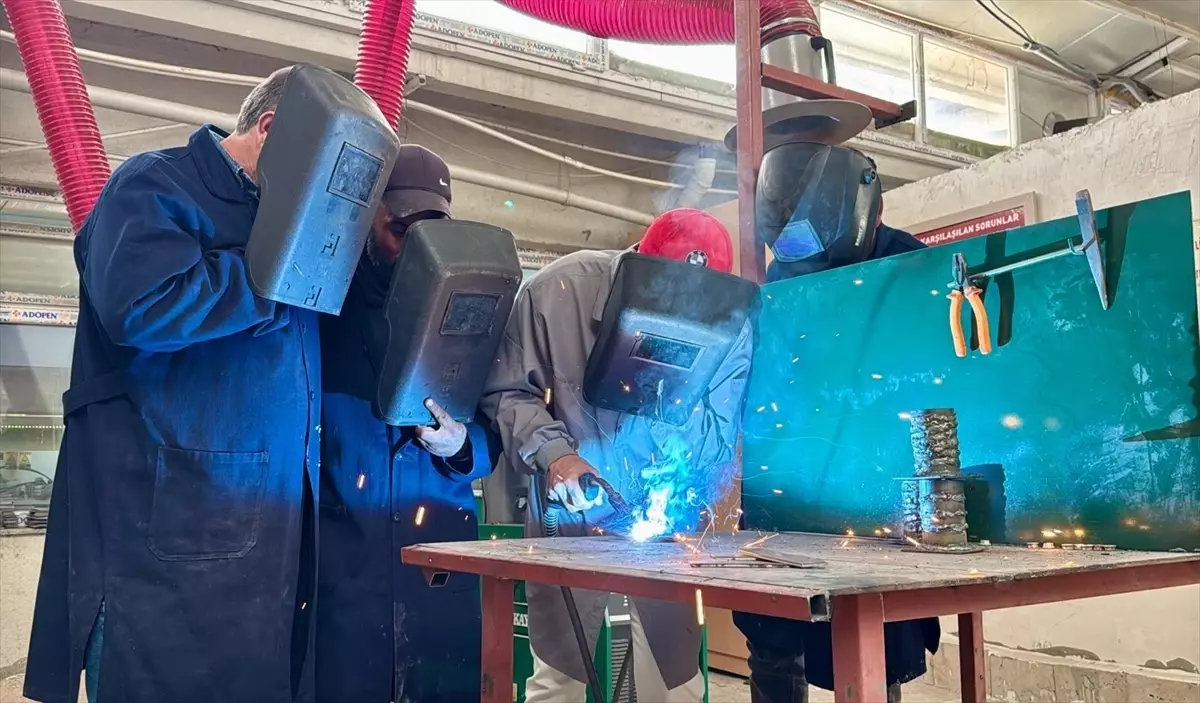 Kaynakçılığı öğrenen yükümlüler meslek sahibi oldu