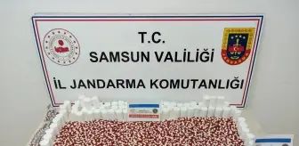Samsun'da 7 bin uyuşturucu hap ele geçirildi