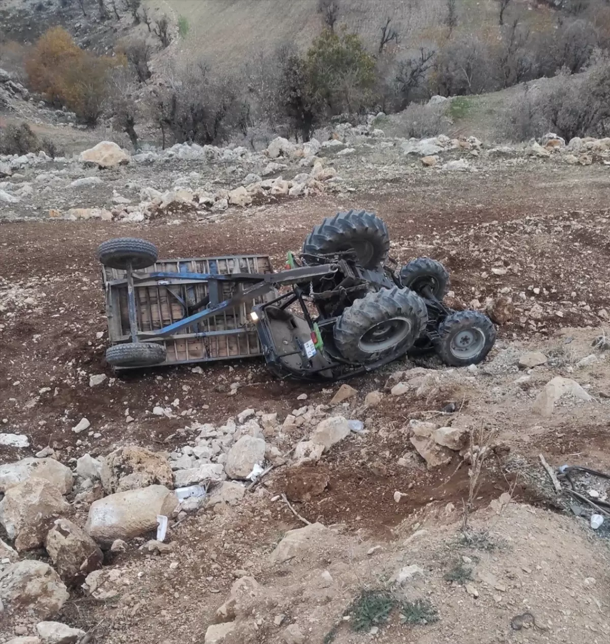 Şırnak'ta traktörün devrildiği kazada 12 kişi yaralandı