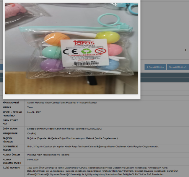 Attention parents! The sale of the product loved by students has been banned and is being recalled