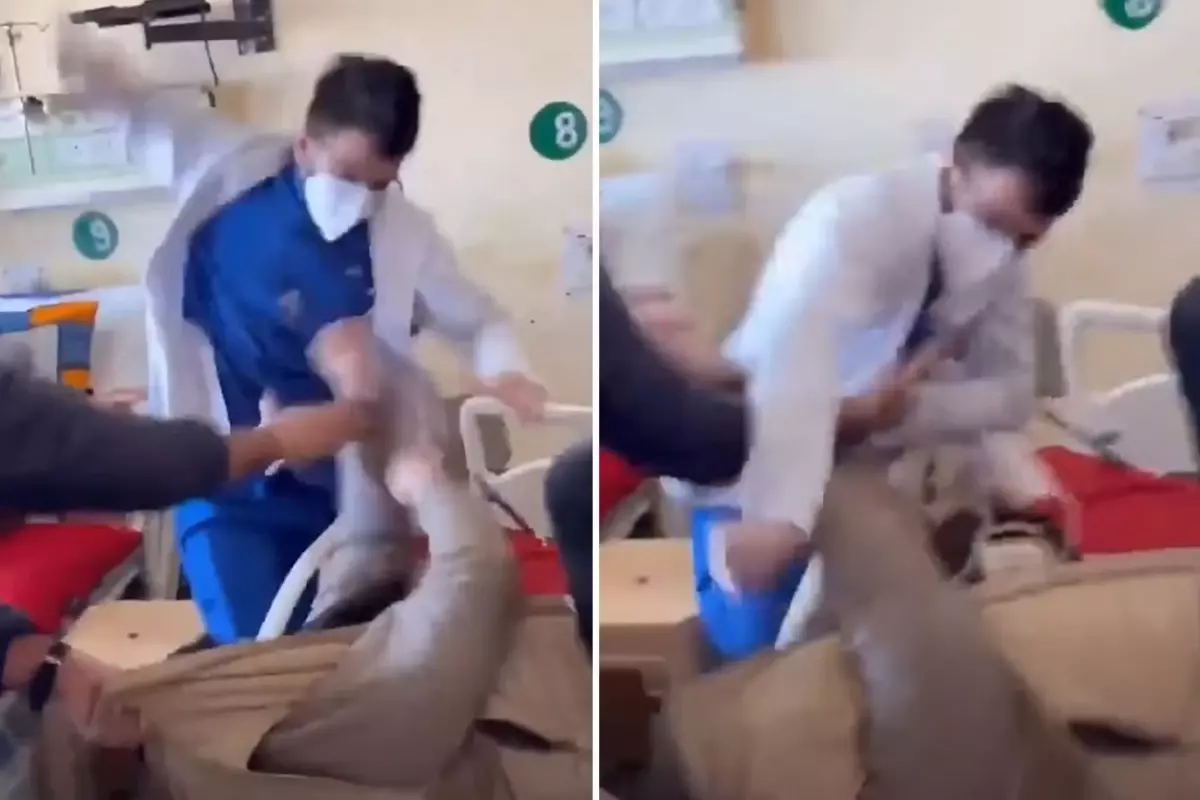 Doktor, yatağa uzandı diye hastasını dövdü