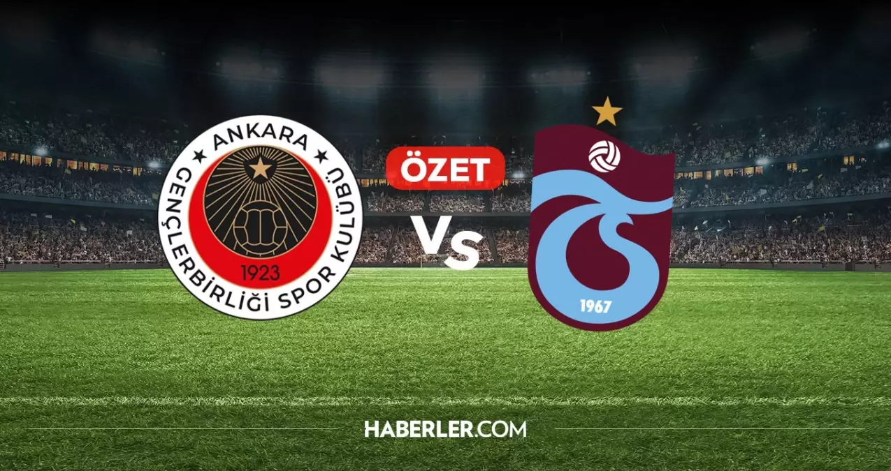 Gençlerbirliği Trabzonspor maç özeti ve golleri! (ÖZET) Gençlerbirliği Trabzonspor kaç kaç bitti, golleri kim attı?