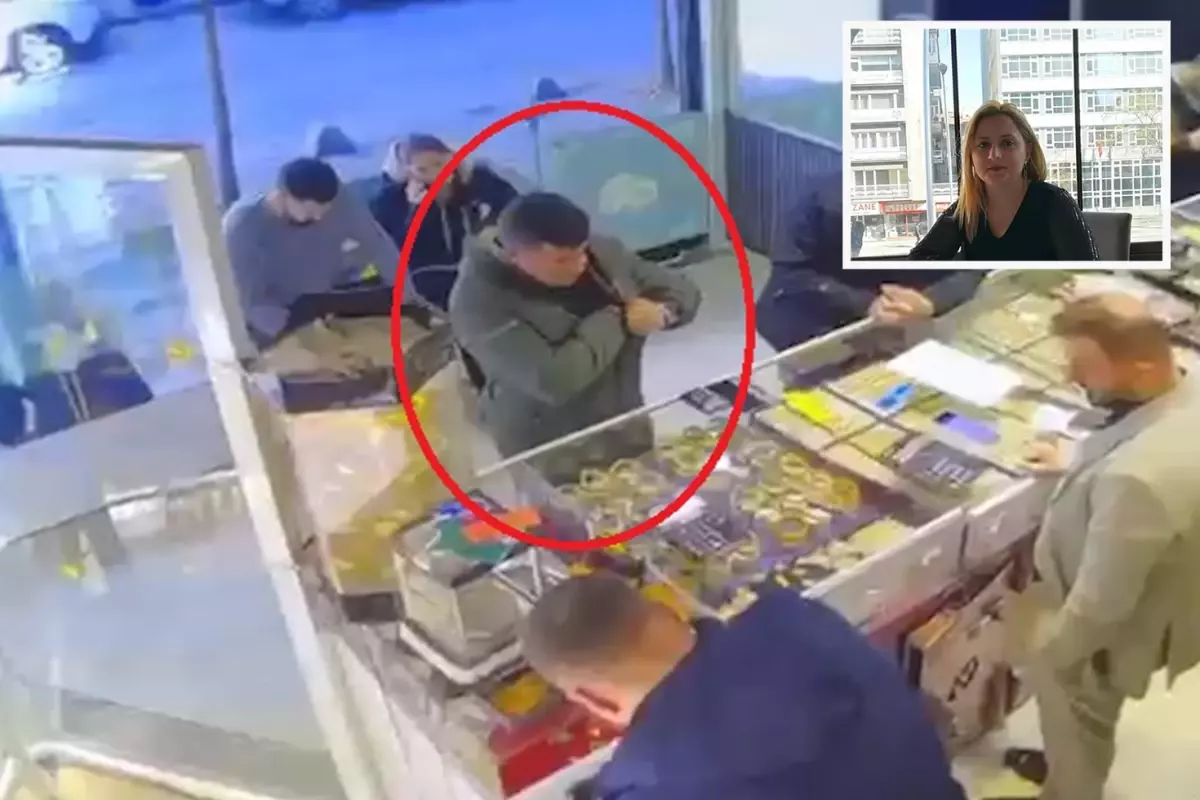 Gülhan'ın cinayet şüphelisinin kuyumcuya altınları satarken görüntüleri ortaya çıktı