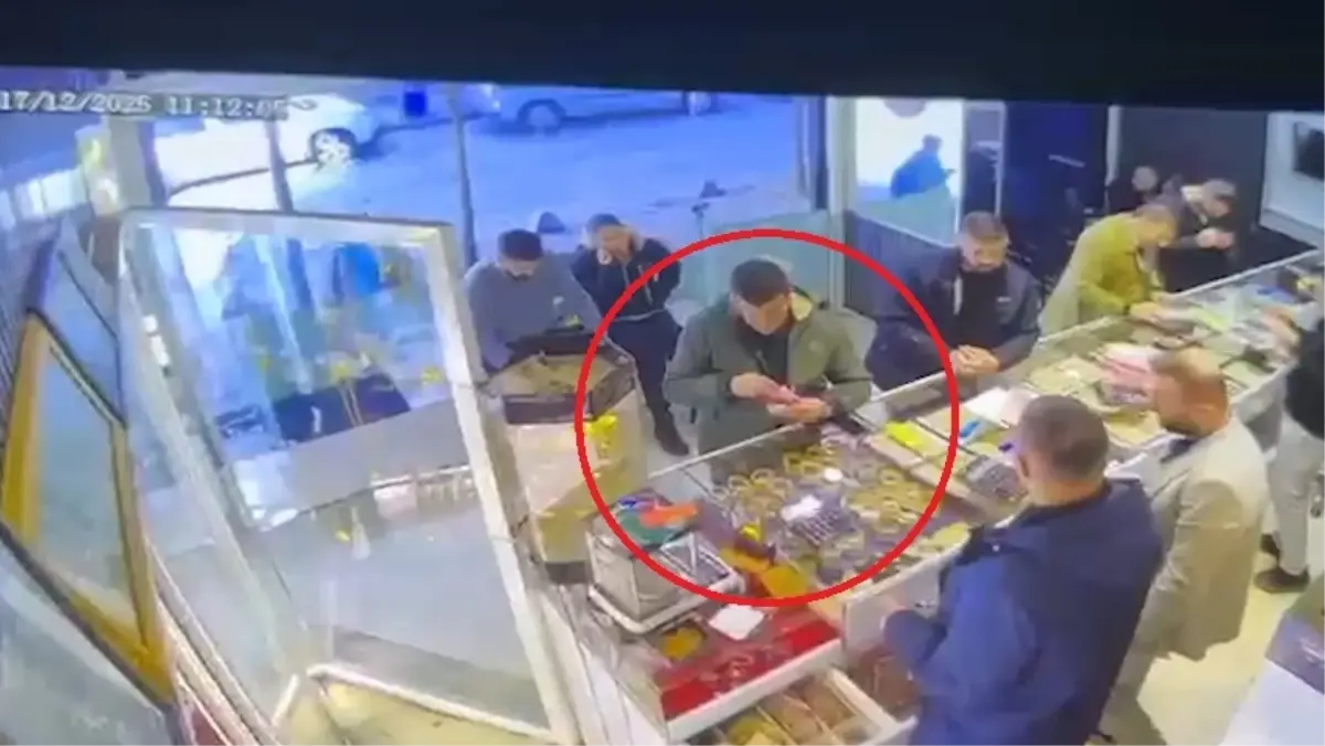Gülhan'ın cinayet şüphelisinin kuyumcuya altınları satarken görüntüleri ortaya çıktı