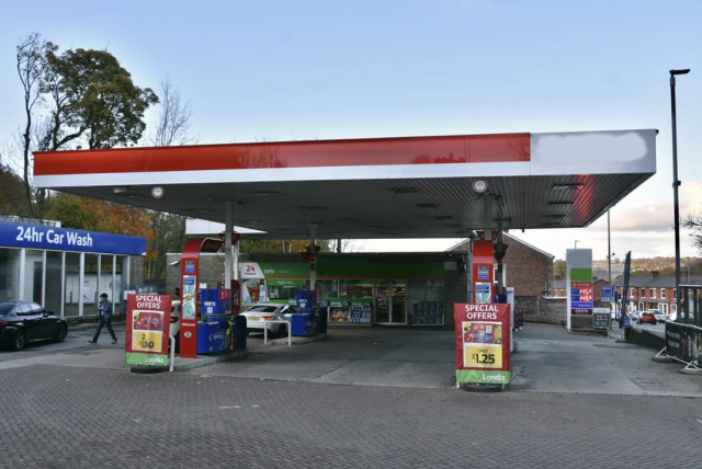 The cash payment for petrol got him into trouble! Hasn't been able to get fuel for months