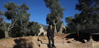 Nysa Antik Kenti'nde kütüphaneye ulaşılmasını sağlayan 1800 yıllık merdiven ortaya çıkarıldı