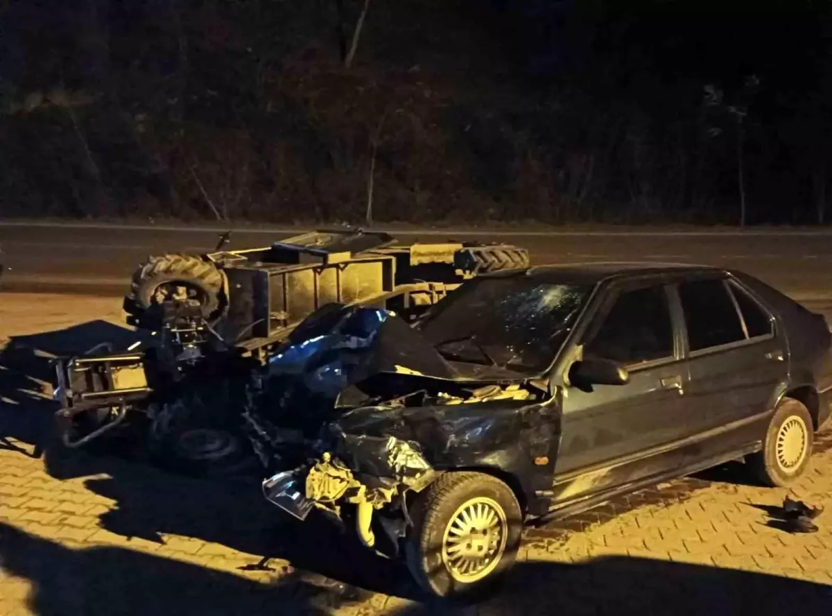 Ordu'da patpat ile otomobil çarpıştı: 2 yaralı