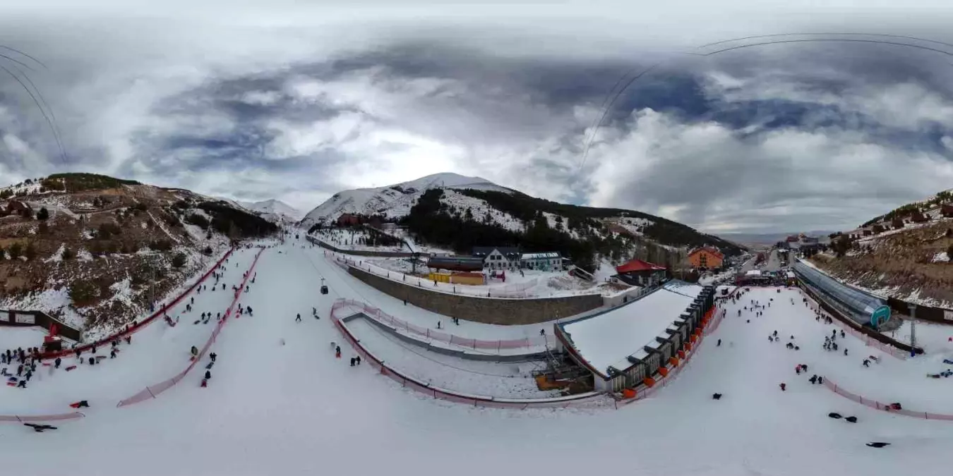 Palandöken'de kar keyfi