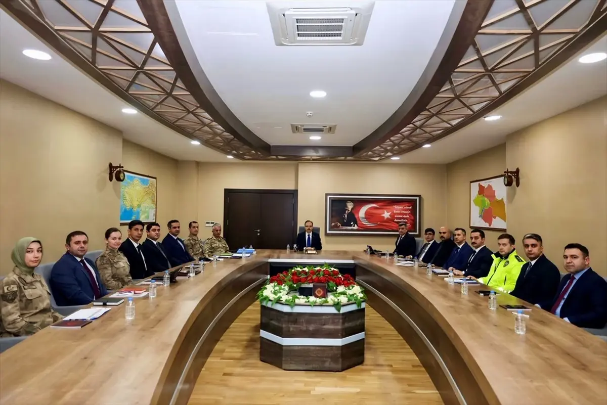 Siirt'te 'İl Güvenlik ve Asayiş Koordinasyon Toplantısı' yapıldı